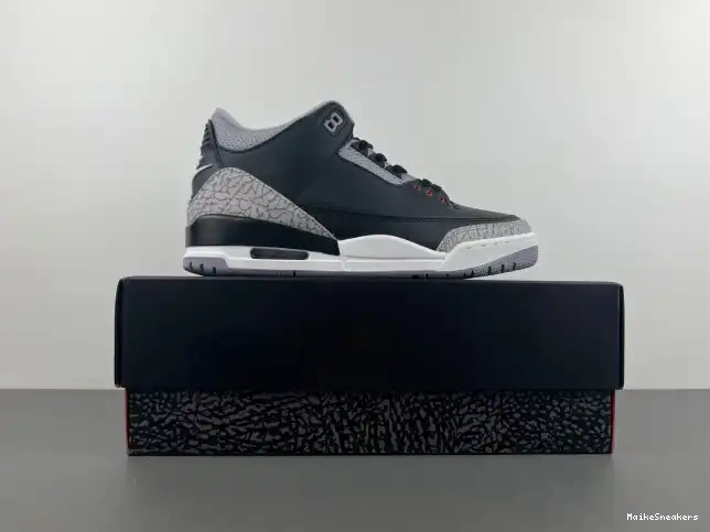MaikeSneakers Jordan 3 Black Air DN3707-010 Cement 0506